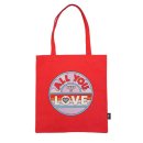 ALL YOU NEED IS LOVE SHOPPER TOTE