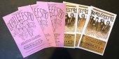 SET 8 OF ORIGINAL BEATLEFEST PROGRAM BOOKS 1990-1991