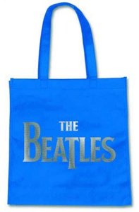 BEATLES DROP T LOGO BLUE ECO TOTE