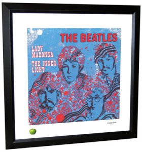 BEATLES LADY MADONNA (VERSION 2) LITHOGRAPH - FRAMED