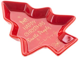 THE BEATLES HAPPY CHRISTMAS TRINKET TRAY