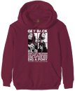 BEATLES 3 SAVILE ROW MAROON HOODIE