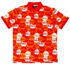 BEATLES LOGO ORANGE PERFORMANCE POLO