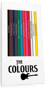 YYD Robo 'The Colours' Set of 12 Beatles-Inspired Colored Pencils