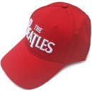 BEATLES DROP T LOGO RED HAT