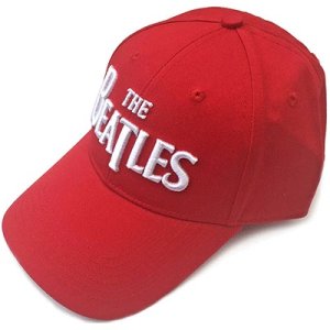 BEATLES DROP T LOGO RED HAT