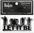 BEATLES LET IT BE ENAMEL MAGNET