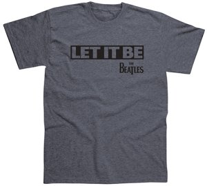 BEATLES LET IT BE CHARCOAL TEE - Last One