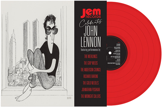 JEM RECORDS CELEBRATES JOHN LENNON - RED VINYL LP - Click Image to Close