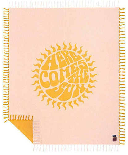 HERE COMES THE SUN 66" x 80" THROW BLANKET - Click Image to Close