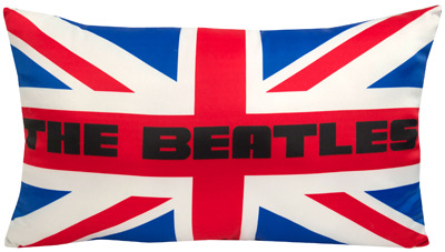 THE BEATLES "UNION JACK" PILLOW - Click Image to Close