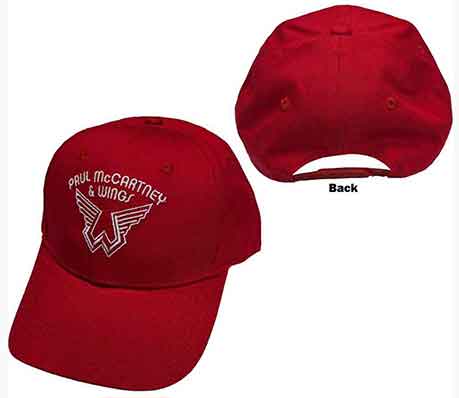 PAUL McCARTNEY AND WINGS RED HAT - Click Image to Close