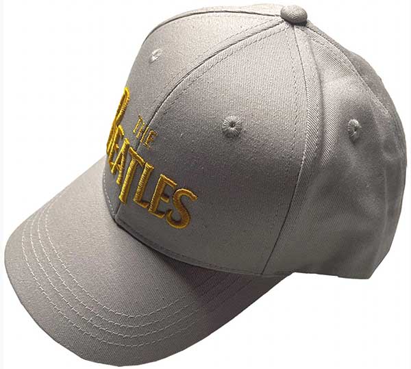 BEATLES GOLD LOGO ON GREY HAT - Click Image to Close