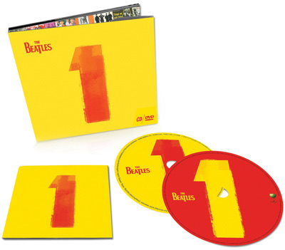 THE BEATLES "1" TWO DISK SET CD + DVD - Click Image to Close