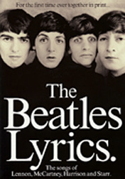 BEATLES LYRICS BOOK - Click Image to Close