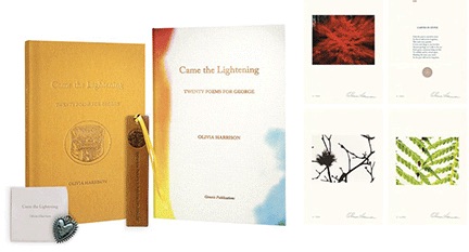 SIGNED: CAME THE LIGHTENING -20 POEMS BY OLIVIA HARRISON - DELUXE EDITION