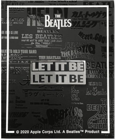 BEATLES LET IT BE ENAMEL PIN - Click Image to Close