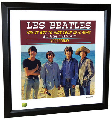 BEATLES YESTERDAY LITHOGRAPH - FRAMED - Click Image to Close