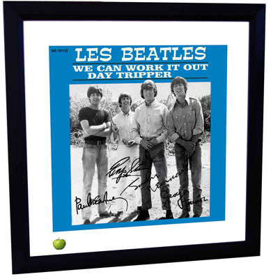 BEATLES DAY TRIPPER LITHOGRAPH - FRAMED - Click Image to Close