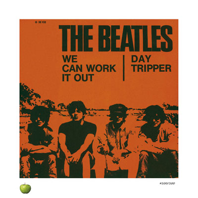 BEATLES WE CAN WORK IT OUT LITHOGRAPH - UNFRAMED - Click Image to Close