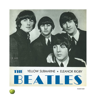 BEATLES ELEANOR RIGBY LITHOGRAPH - UNFRAMED - Click Image to Close