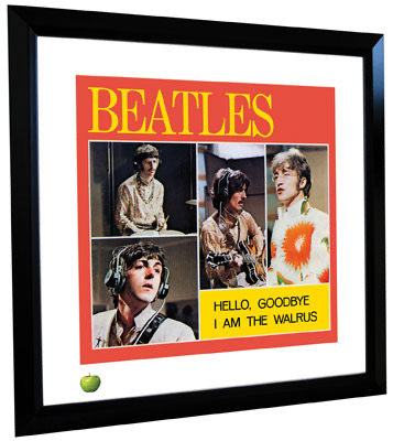 BEATLES HELLO GOODBYE LITHOGRAPH - FRAMED - Click Image to Close