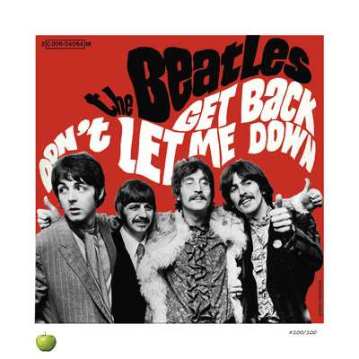 BEATLES GET BACK LITHOGRAPH - UNFRAMED - Click Image to Close