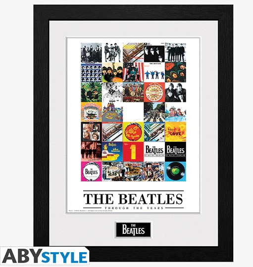 BEATLES COMPILATION FRAMED POSTER - Click Image to Close