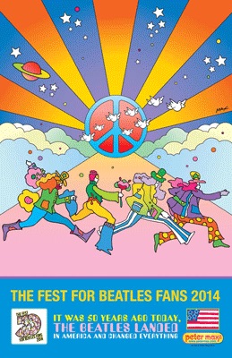 PETER MAX 2014 FEST POSTER - Click Image to Close