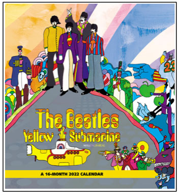 YELLOW SUBMARINE 2022 - 12 X 12 WALL CALENDAR [3377] - $15.00 : Beatles