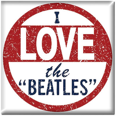 I LOVE THE "BEATLES" MAGNET - Click Image to Close