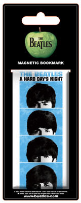 HARD DAY'S NIGHT MAGNETIC BOOKMARKER - Click Image to Close