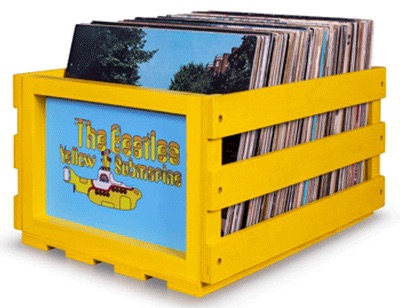 BEATLES YELLOW SUBMARINE RECORD CRATE - Click Image to Close