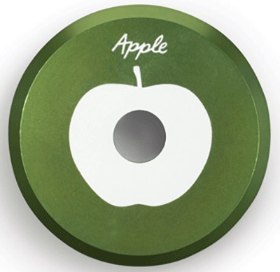 BEATLES APPLE LOGO 45 RPM ADAPTER - Click Image to Close