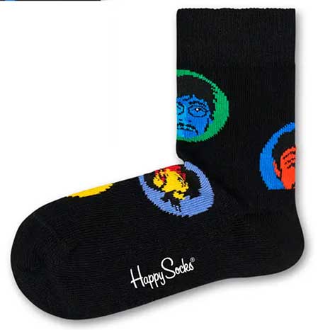 CHILD BEATLES IN CIRCLES "HAPPY SOCKS" 2 - Click Image to Close