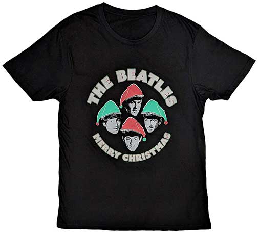 BEATLES MERRY CHRISTMAS TEE - Click Image to Close