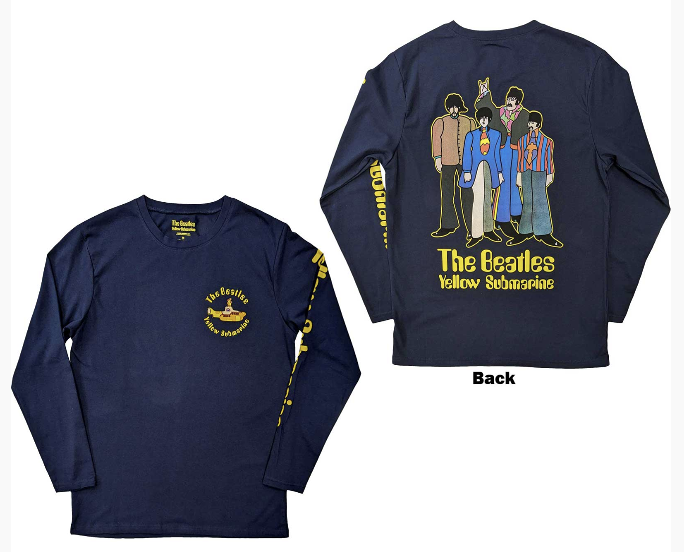 YELLOW SUBMARINE NAVY L/S TEE