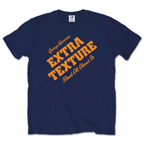 GEORGE HARRISON EXTRA TEXTURE NAVY T - Click Image to Close