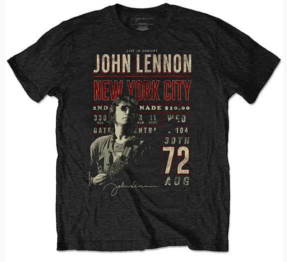 JOHN LENNON NYC '72 ECO TEE - Click Image to Close