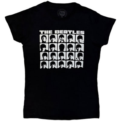 (image for) LADIES HARD DAYS NIGHT BLACK & WHITE TEE