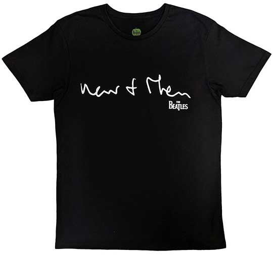 THE BEATLES NOW & THEN BLACK TEE - Click Image to Close