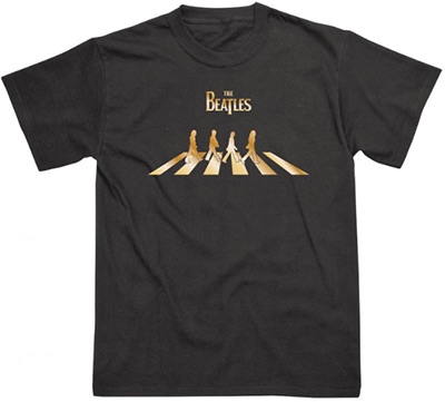 BEATLES ABBEY ROAD GOLD SILHOUETTES - Click Image to Close