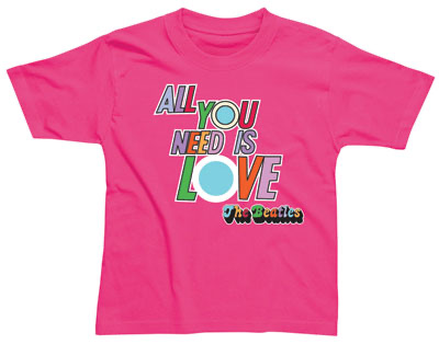 CHILD ALL YOU NEED IS LOVE T-SHIRT - Click Image to Close