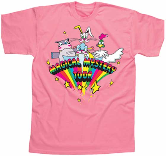 CHILD MAGICAL MYSTERY TOUR PINK TEE - 9-10 YR - Click Image to Close