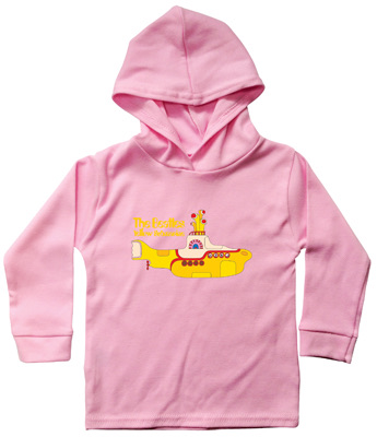 CHILD'S HOODED YELLOW SUBMARINE L/S PINK SHIRT - Last One - Click Image to Close