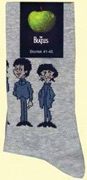 CARTOON STANDING SOCKS- MEN'S GRAY - Click Image to Close