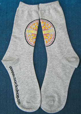 SGT PEPPER HEATHER GRAY WOMEN'S SOCK - Click Image to Close