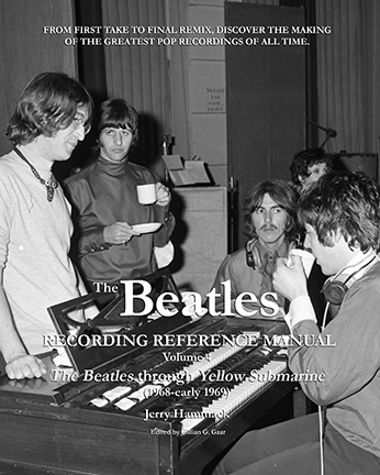 SIGNED: BEATLES RECORDING REFERENCE MANUAL. VOLUME 4 - Click Image to Close