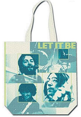 BEATLES LET IT BE ZIP TOP TOTE - Click Image to Close