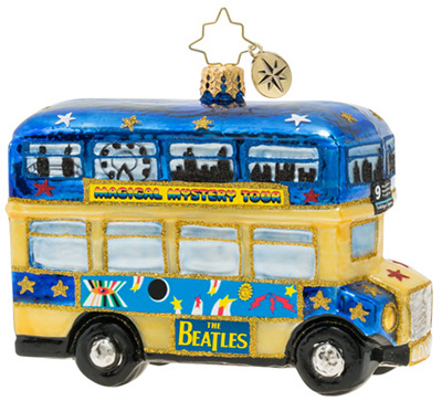 MAGICAL MYSTERY TOUR GLASS ORNAMENT - Click Image to Close